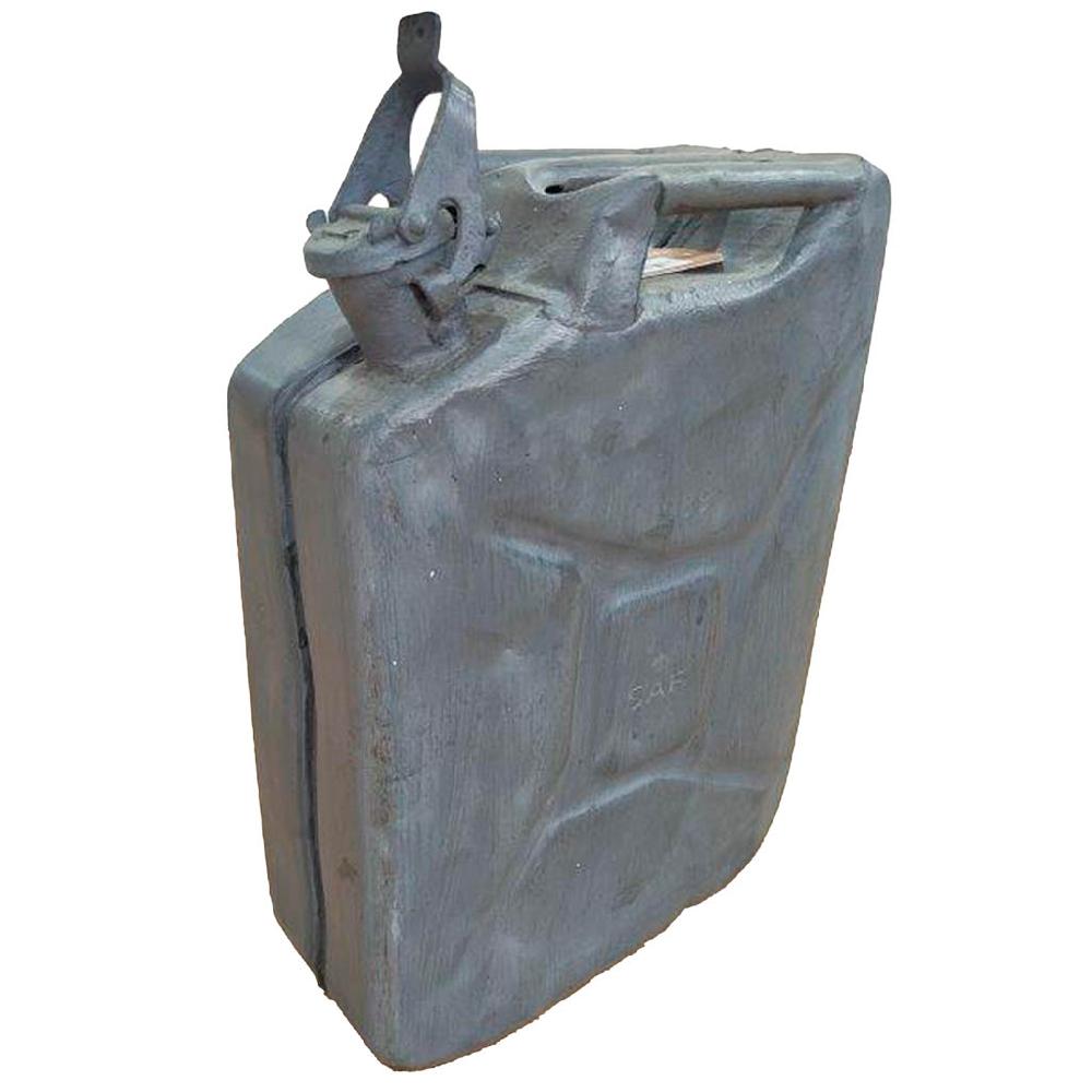 Creaciones meng DECORACION - OBJETOS SINGULARES - bidón de metal con acabado artesanal