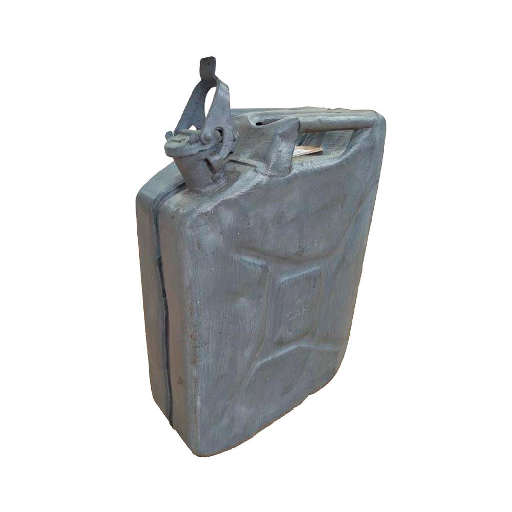 Creaciones meng DECORACION - OBJETOS SINGULARES - bidón de metal con acabado artesanal