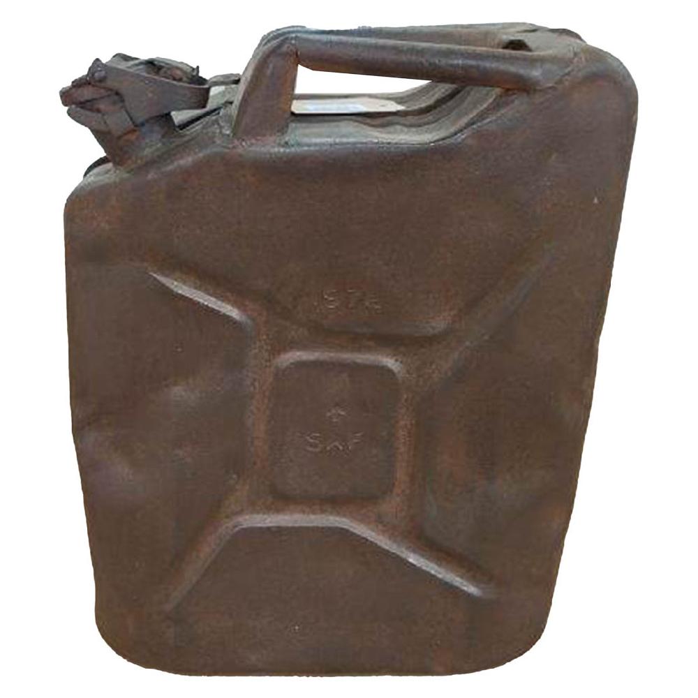 Creaciones Meng DECORACION - OBJETOS SINGULARES - Bidón De Metal Con Acabado Artesanal