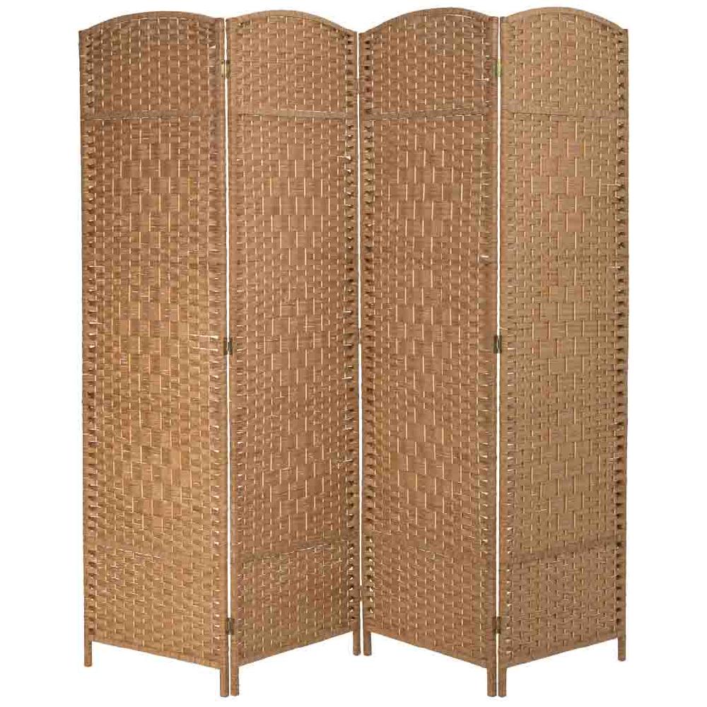 Creaciones meng DECORACION - PARABANES (BIOMBOS) - paraban de mimbre 4 hojas