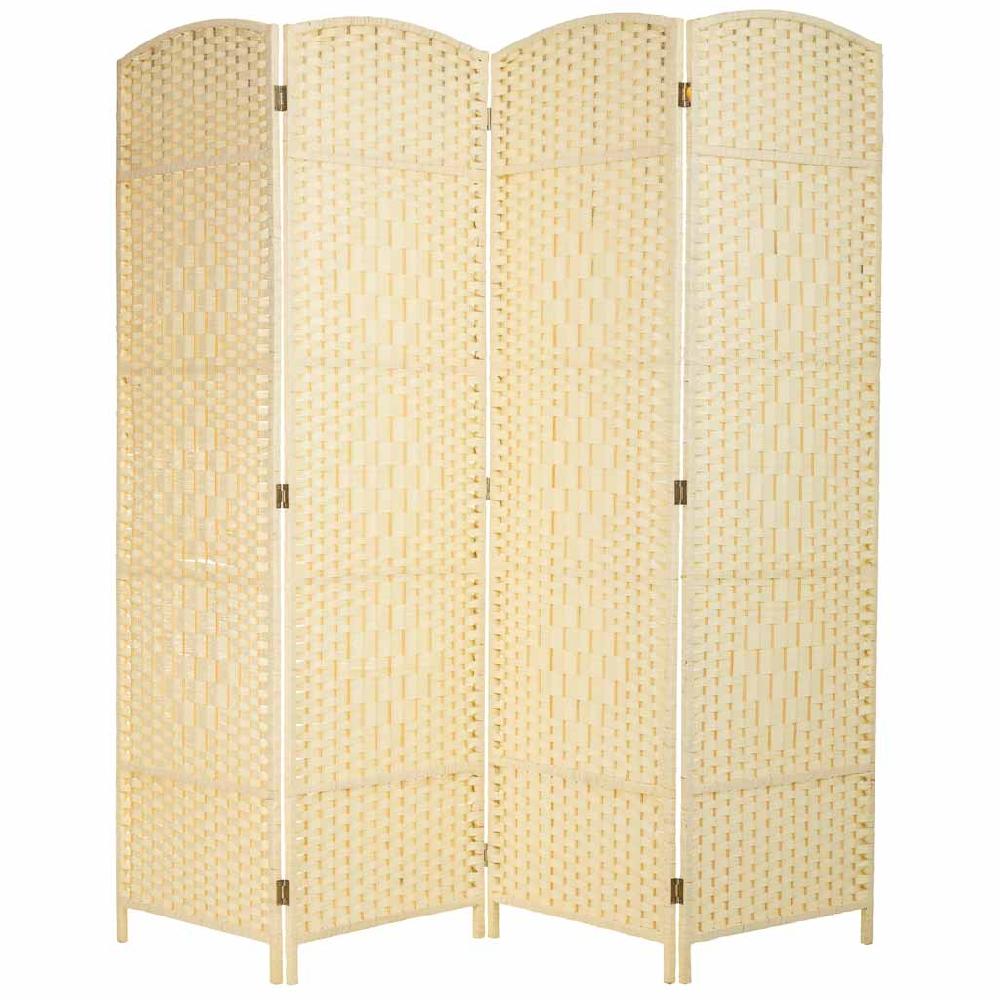 Creaciones meng DECORACION - PARABANES (BIOMBOS) - paraban de mimbre 4 hojas