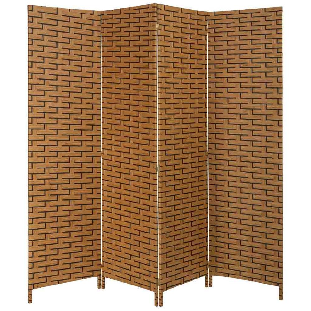 Creaciones meng DECORACION - PARABANES (BIOMBOS) - paraban de papel trenzado 4 hojas