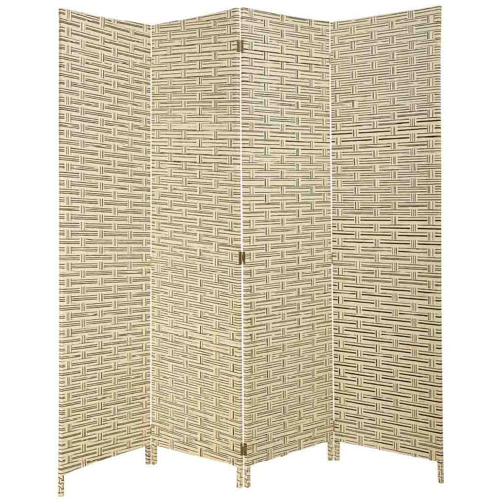 Creaciones Meng DECORACION - PARABANES (BIOMBOS) - Paraban De Papel Trenzado 4 Hojas