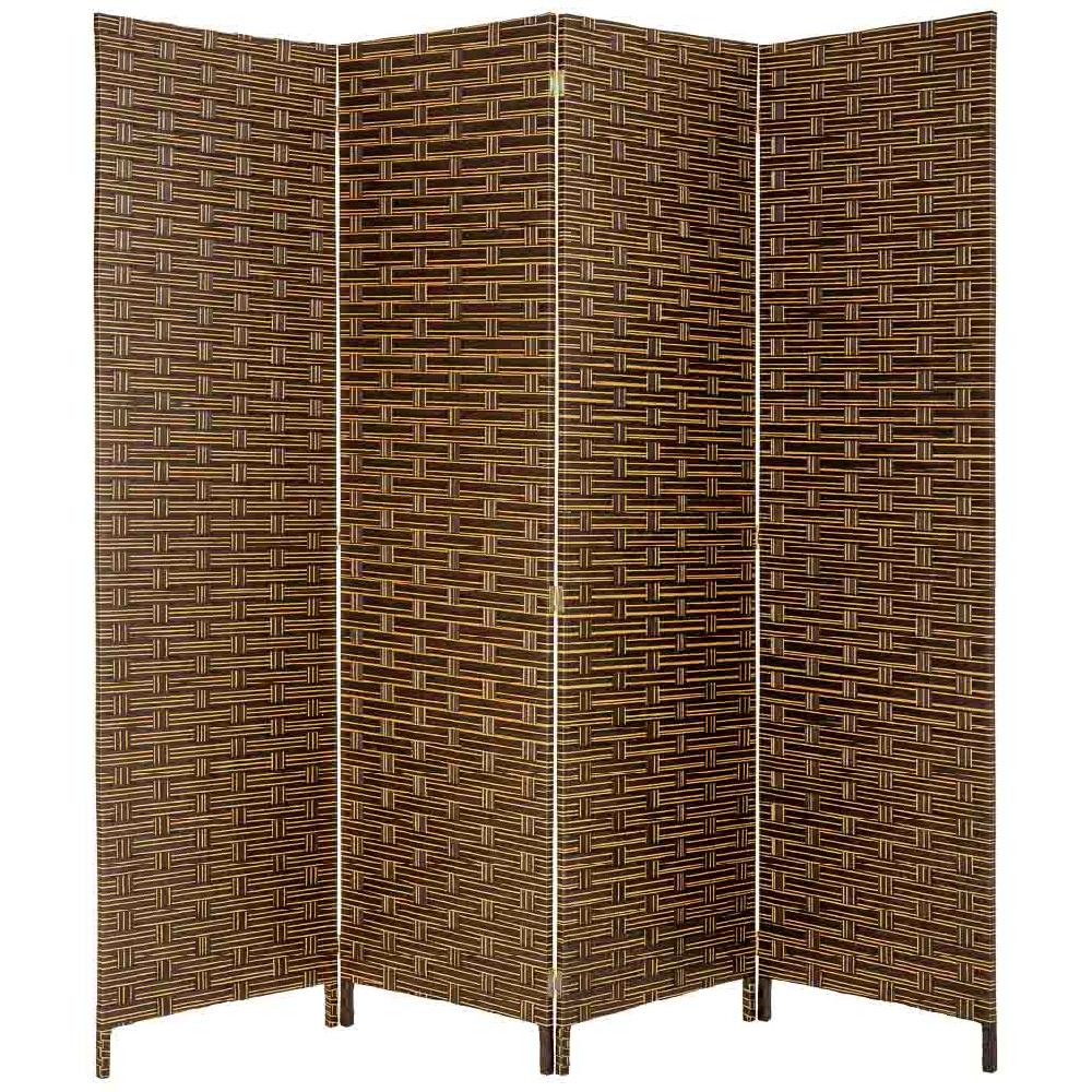 Creaciones Meng DECORACION - PARABANES (BIOMBOS) - Paraban De Papel Trenzado 4 Hojas