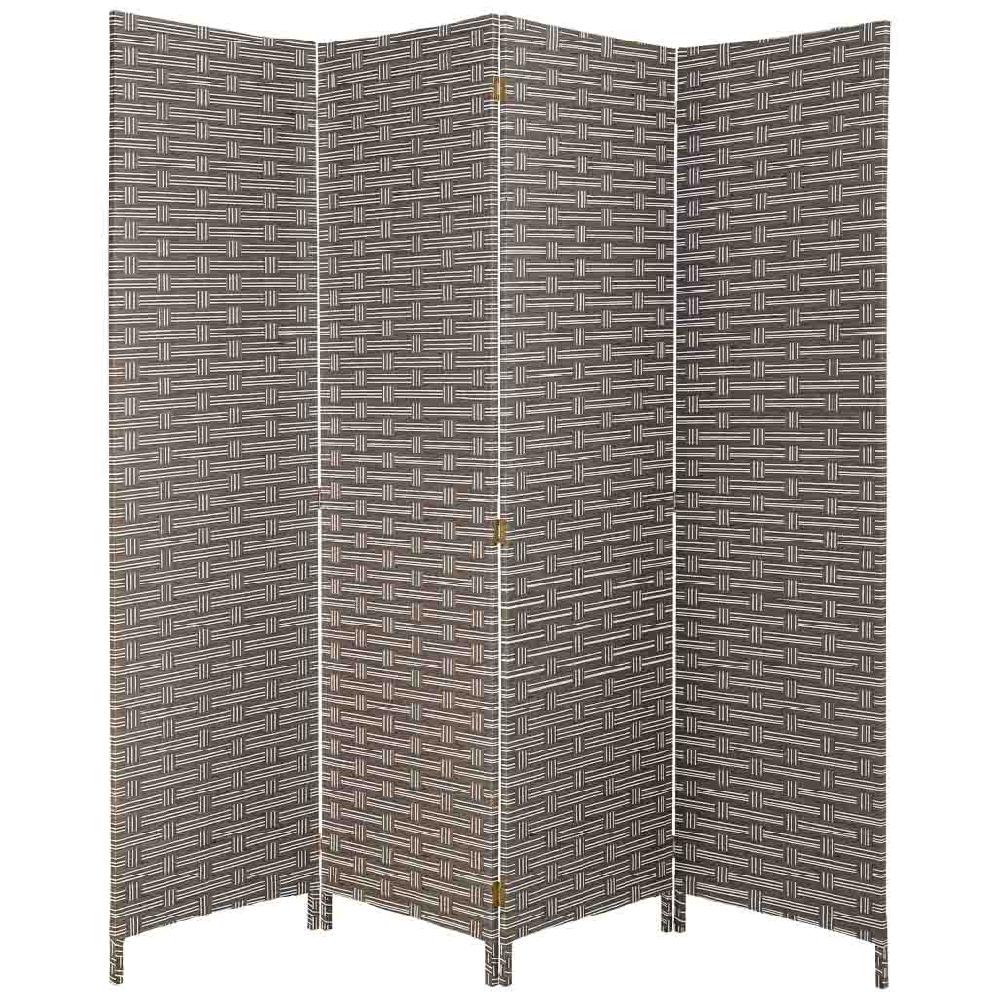 Creaciones Meng DECORACION - PARABANES (BIOMBOS) - Paraban De Papel Trenzado 4 Hojas