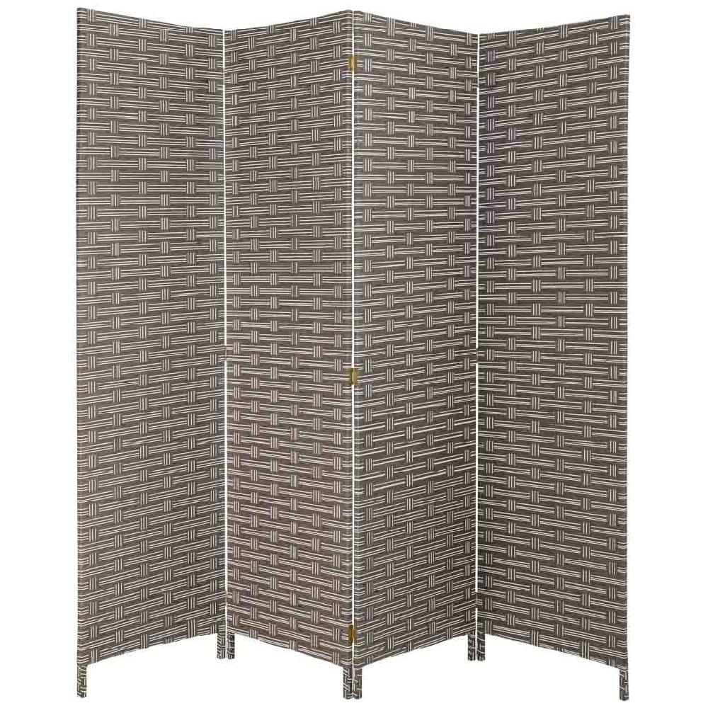 Creaciones meng DECORACION - PARABANES (BIOMBOS) - paraban de papel trenzado 4 hojas