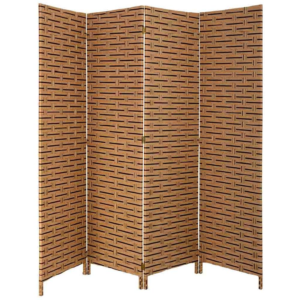 Creaciones Meng DECORACION - PARABANES (BIOMBOS) - Paraban De Papel Trenzado 4 Hojas