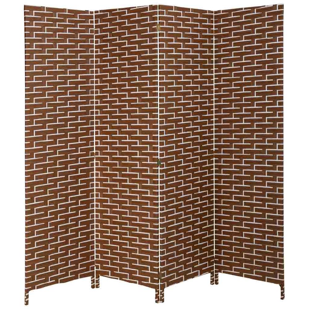 Creaciones meng DECORACION - PARABANES (BIOMBOS) - paraban de papel trenzado 4 hojas