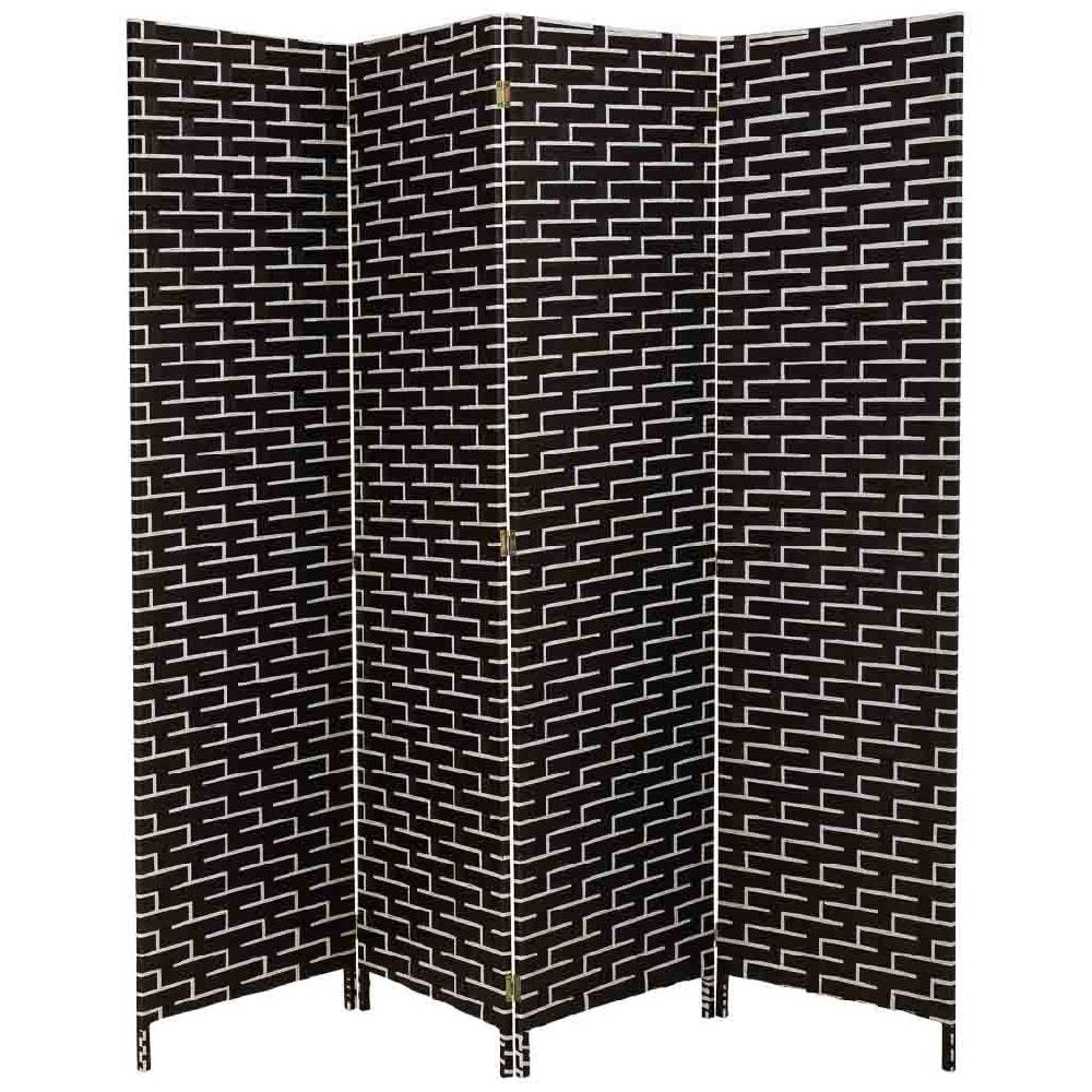 Creaciones Meng DECORACION - PARABANES (BIOMBOS) - Paraban De Papel Trenzado 4 Hojas