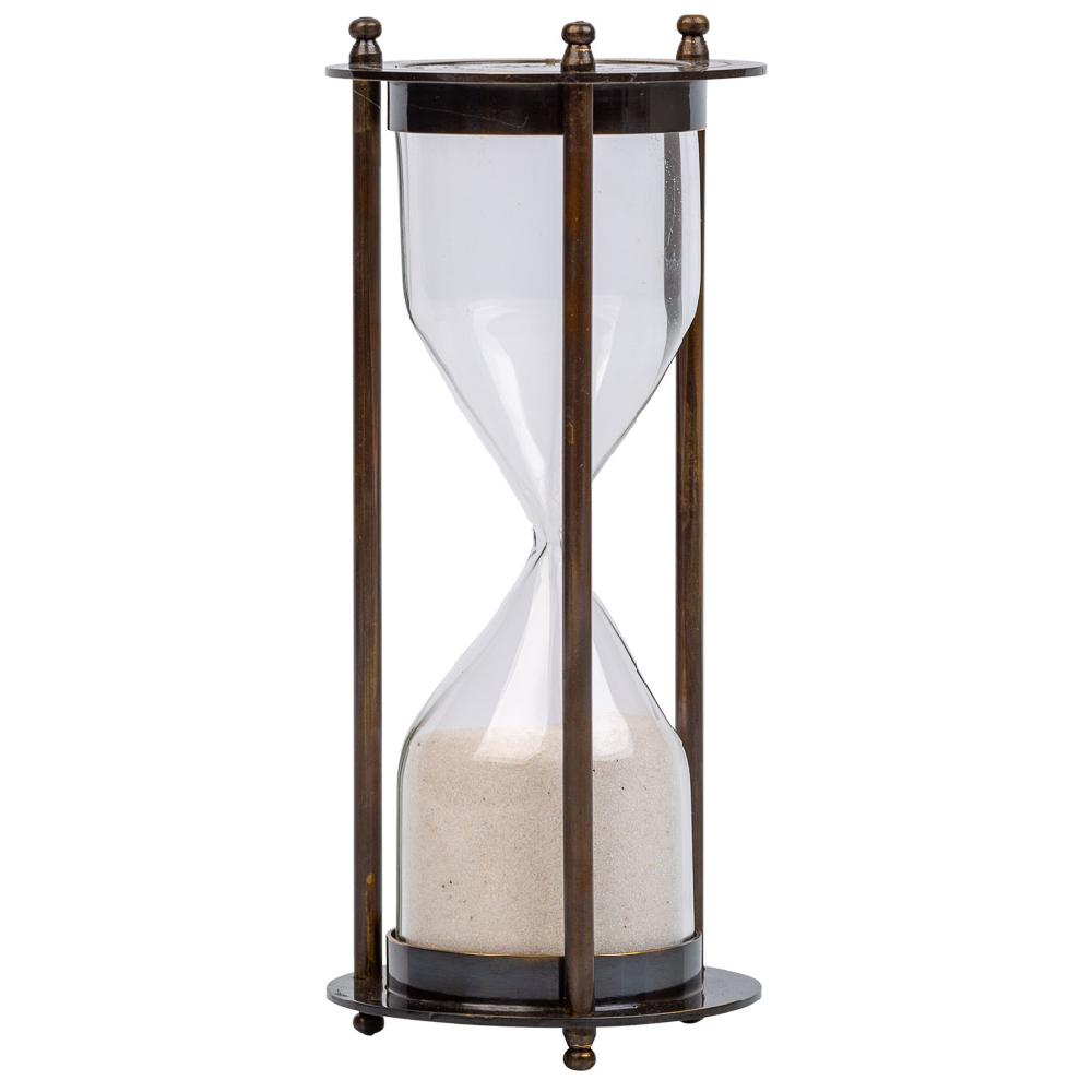 Creaciones Meng DECORACION - RELOJES - Reloj De Arena 5minutos De Metal Marron