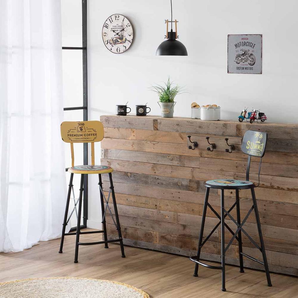 Creaciones Meng DECORACION - RELOJES - Reloj De Pared De Madera Blanco