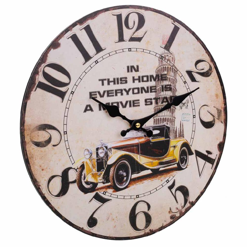 Creaciones meng DECORACION - RELOJES - reloj de pared de madera blanco