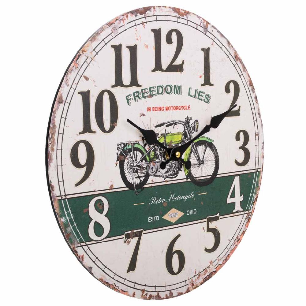 Creaciones meng DECORACION - RELOJES - reloj de pared de madera blanco