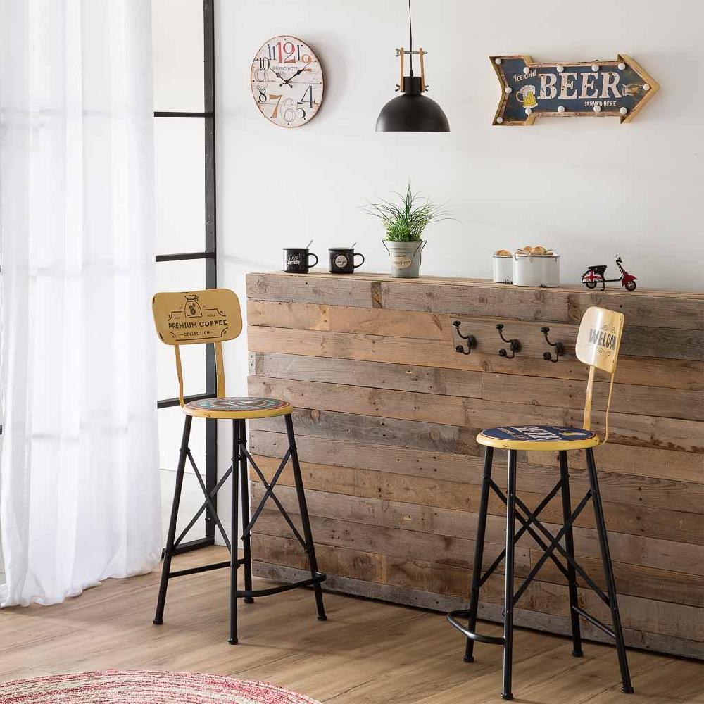 Creaciones Meng DECORACION - RELOJES - Reloj De Pared De Madera Blanco