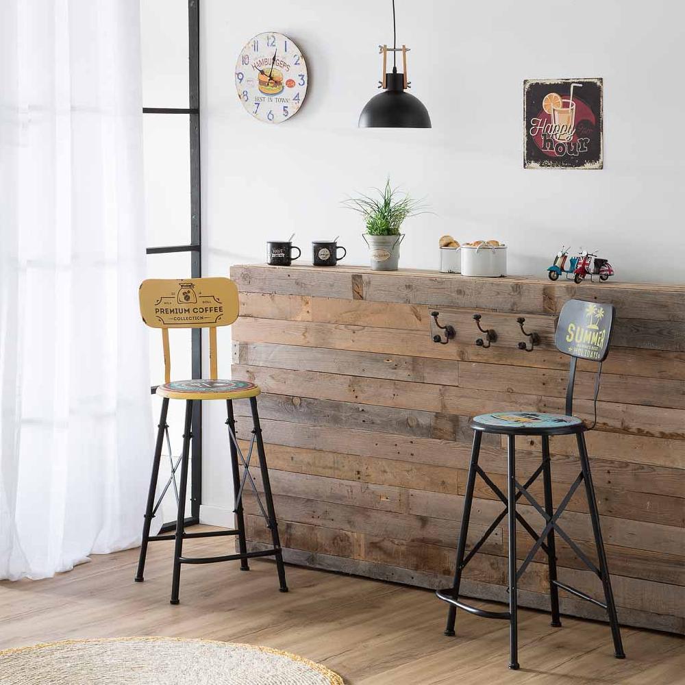 Creaciones Meng DECORACION - RELOJES - Reloj De Pared De Madera Blanco