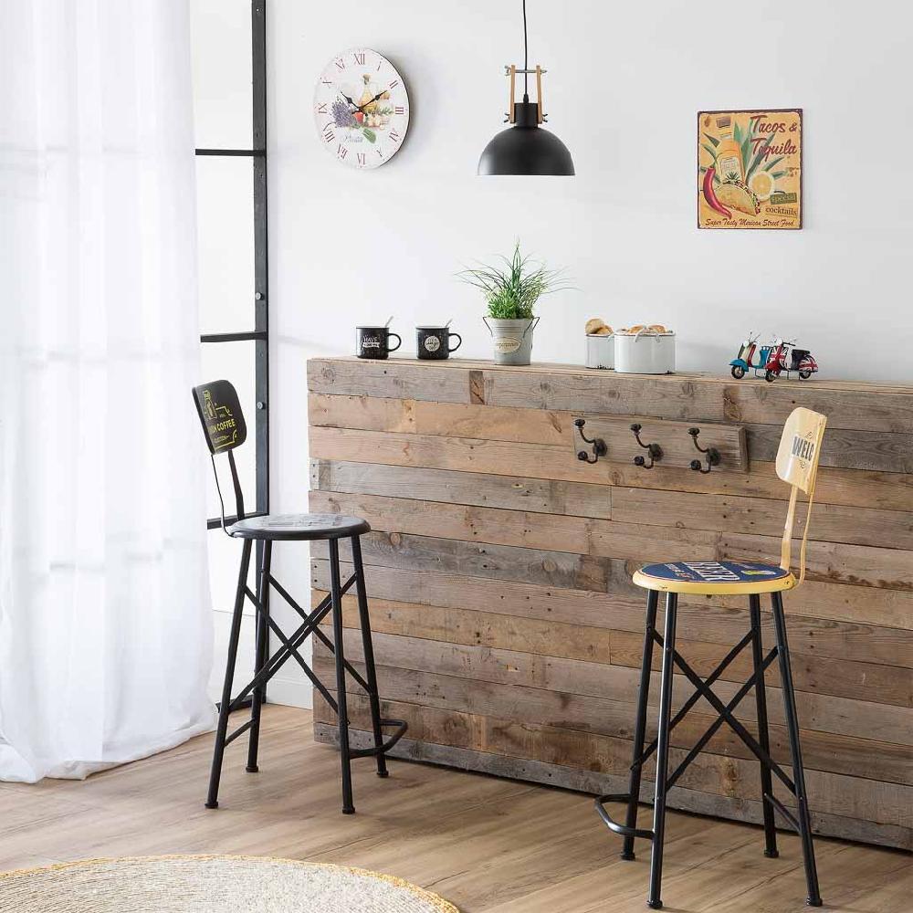 Creaciones Meng DECORACION - RELOJES - Reloj De Pared De Madera Blanco