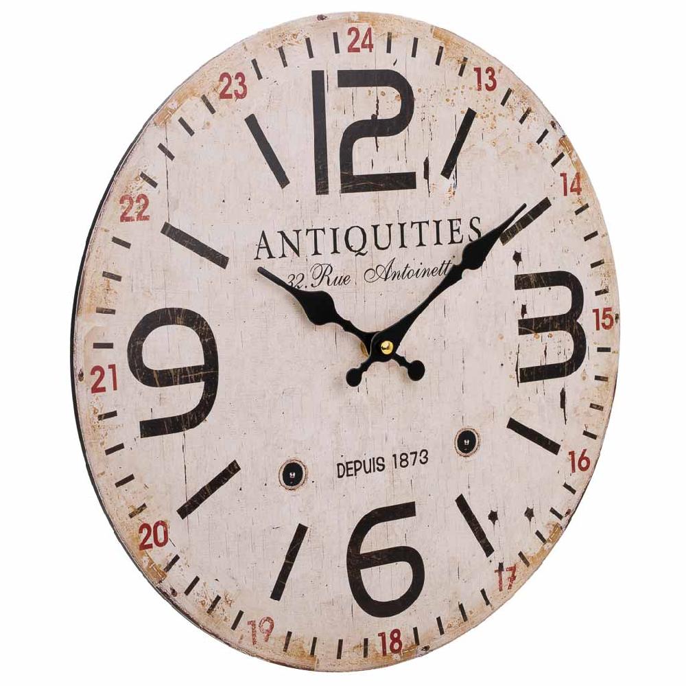 Creaciones meng DECORACION - RELOJES - reloj de pared de madera blanco