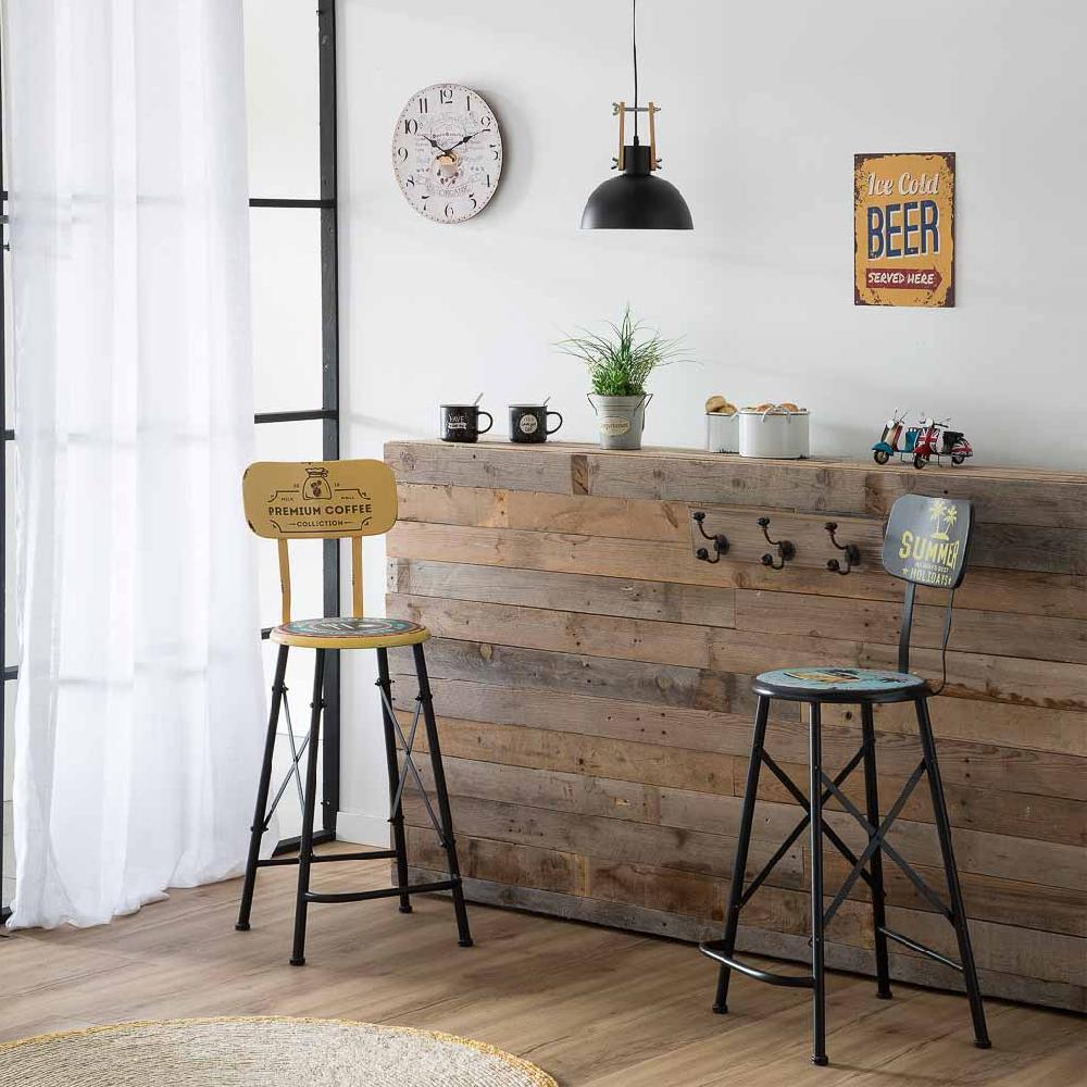 Creaciones Meng DECORACION - RELOJES - Reloj De Pared De Madera Blanco