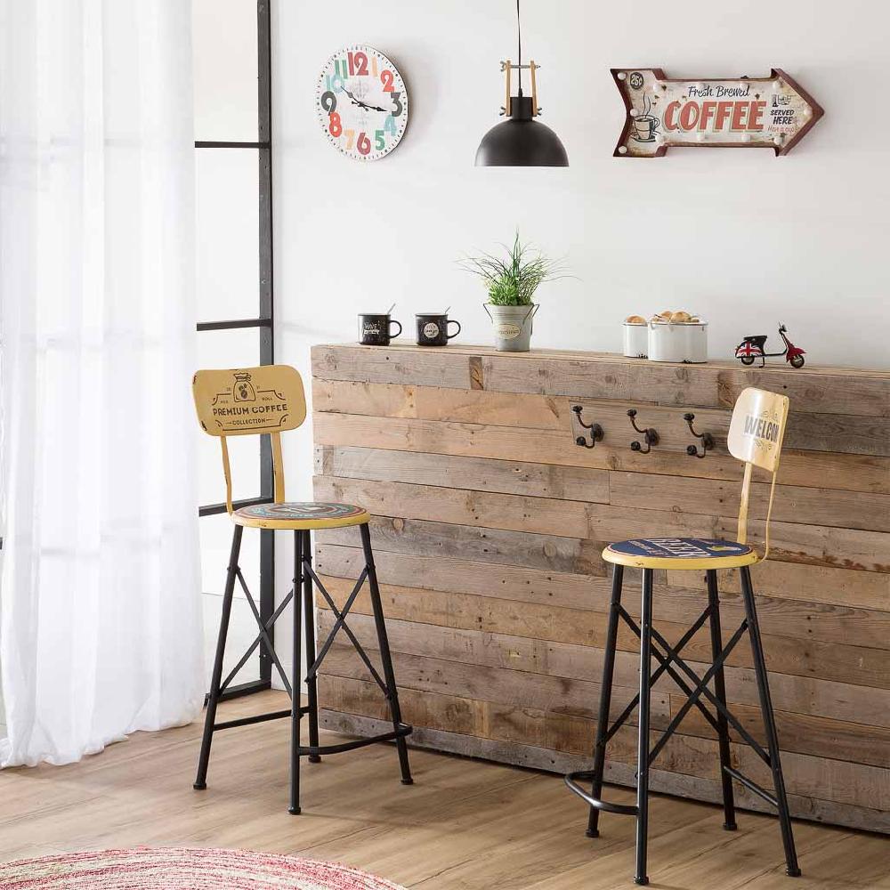 Creaciones Meng DECORACION - RELOJES - Reloj De Pared De Madera Blanco