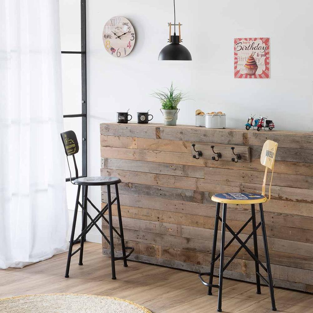 Creaciones Meng DECORACION - RELOJES - Reloj De Pared De Madera Marron