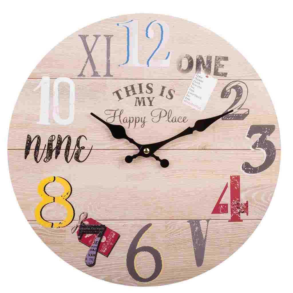 Creaciones meng DECORACION - RELOJES - reloj de pared de madera marron