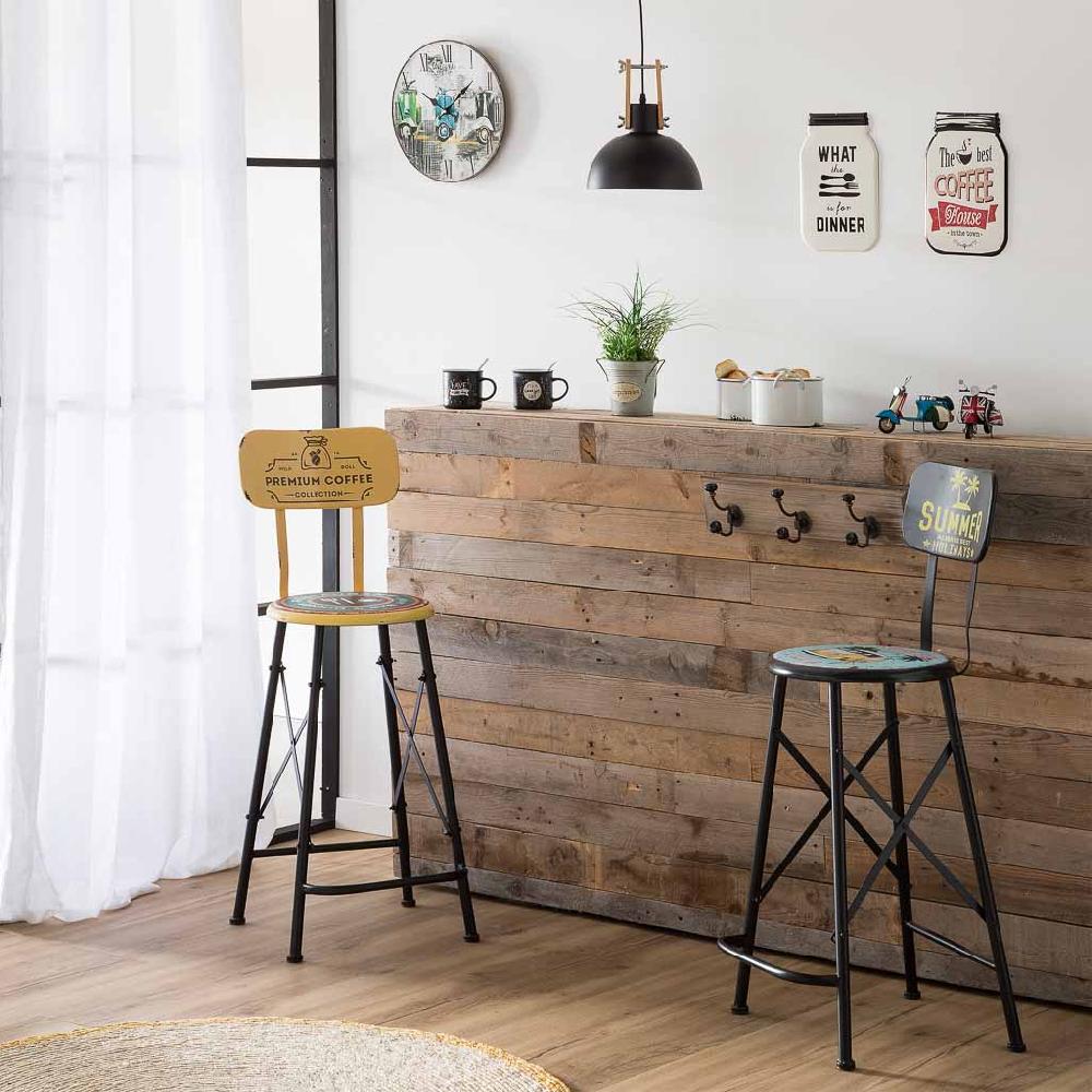 Creaciones Meng DECORACION - RELOJES - Reloj De Pared De Madera Negro