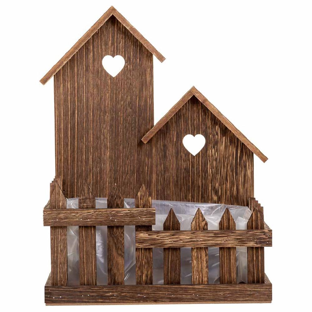 Creaciones Meng DECORACION - SOPORTE MACETEROS - Soporte De Madera Marron