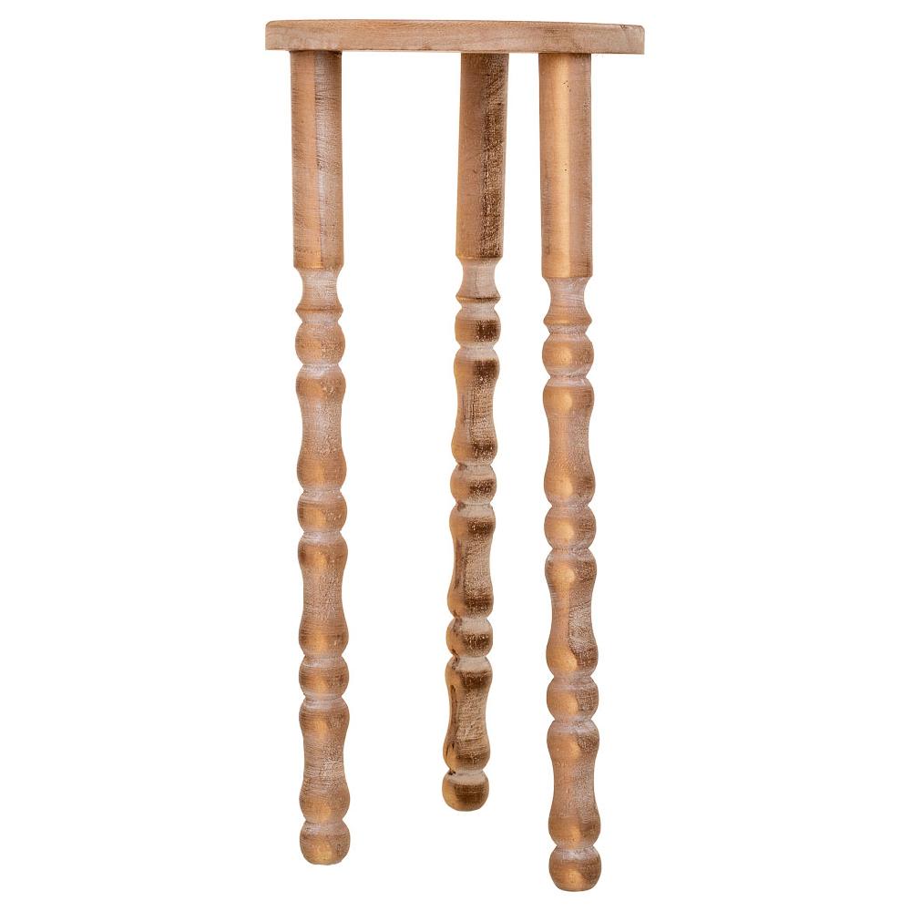 Creaciones Meng DECORACION - SOPORTE MACETEROS - Soporte De Madera Para Maceta Marron