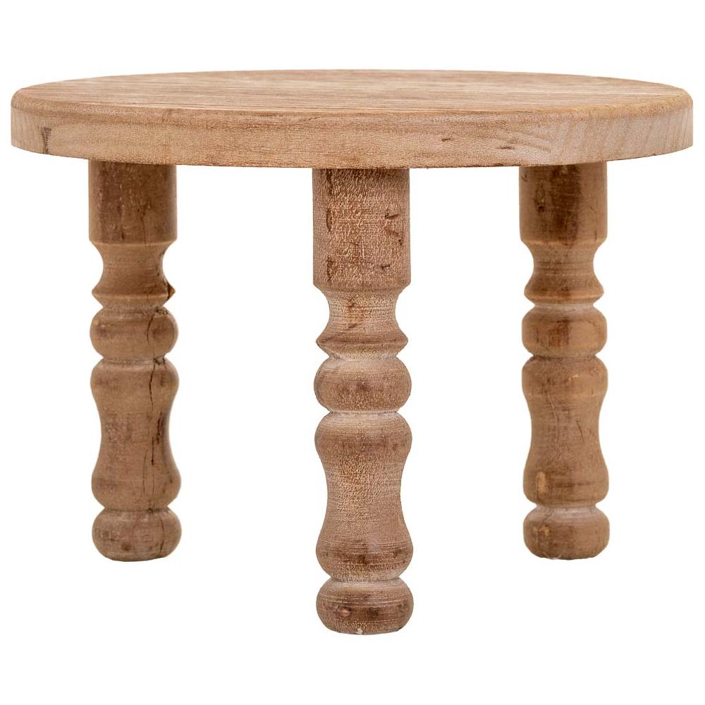 Creaciones Meng DECORACION - SOPORTE MACETEROS - Soporte De Madera Para Maceta Marron