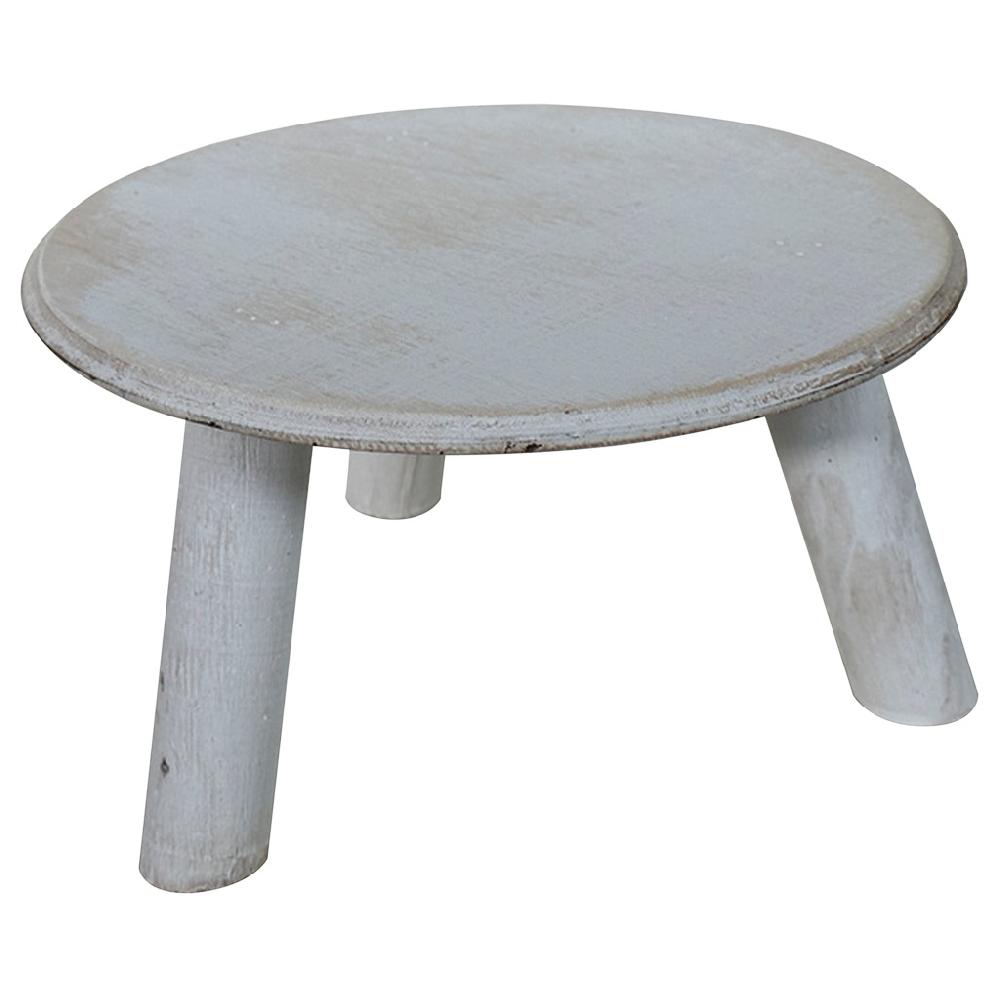 Creaciones meng DECORACION - SOPORTE MACETEROS - soporte para macetero de madera blanco