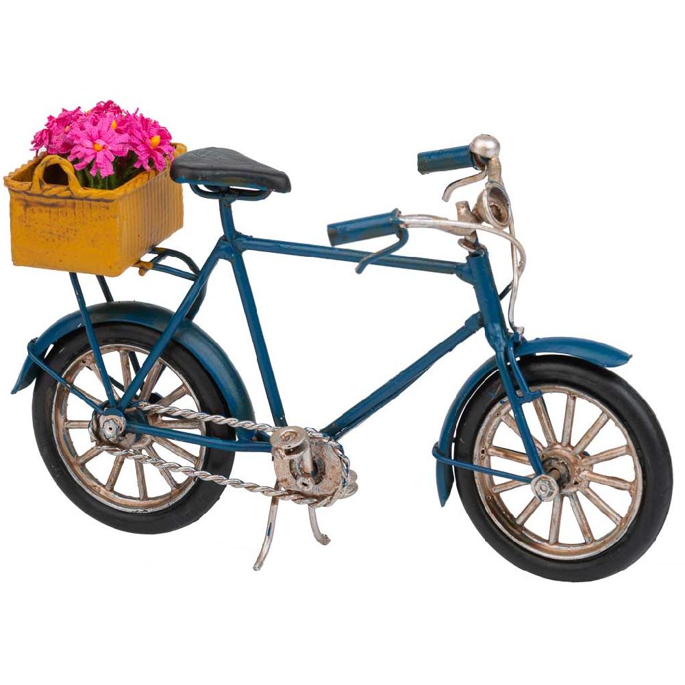 Creaciones meng DECORACION - VEHICULOS DE DECORACION - bici metal azul