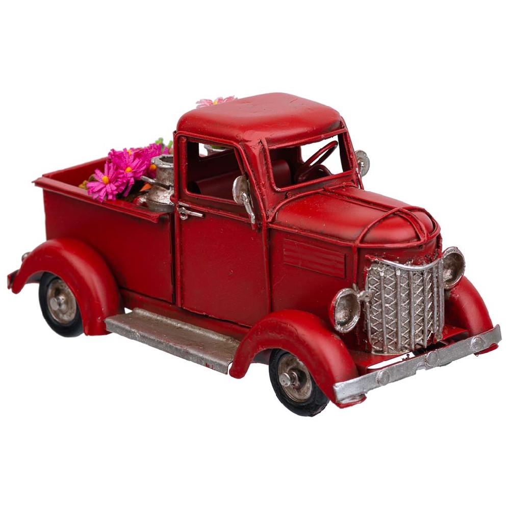 Creaciones meng DECORACION - VEHICULOS DE DECORACION - camioneta metal rojo