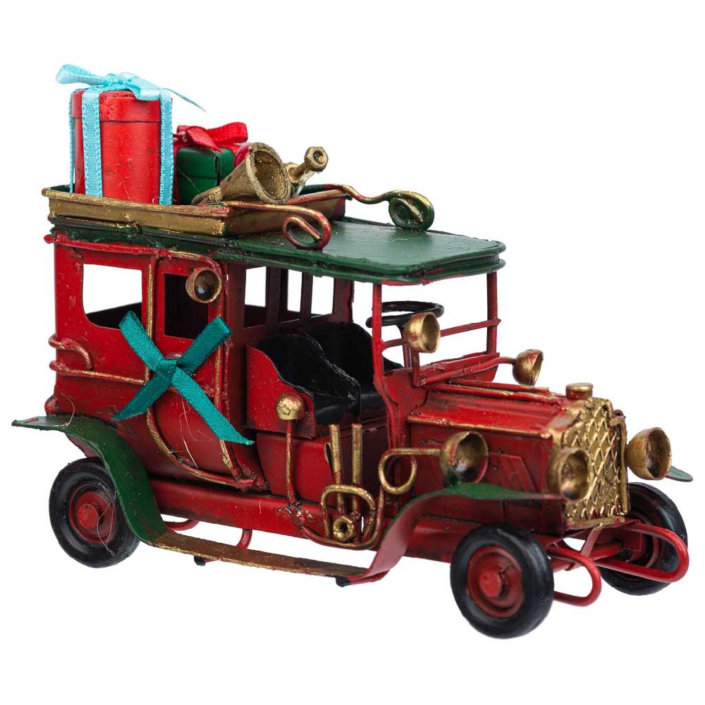 Creaciones meng DECORACION - VEHICULOS DE DECORACION - coche metal rojo