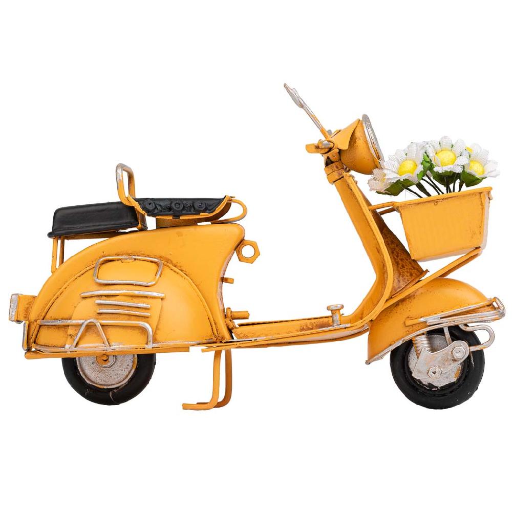 Creaciones Meng DECORACION - VEHICULOS DE DECORACION - Moto Metal Naranja