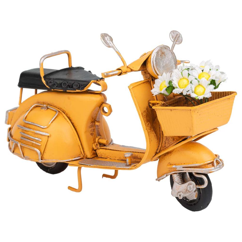 Creaciones meng DECORACION - VEHICULOS DE DECORACION - moto metal naranja