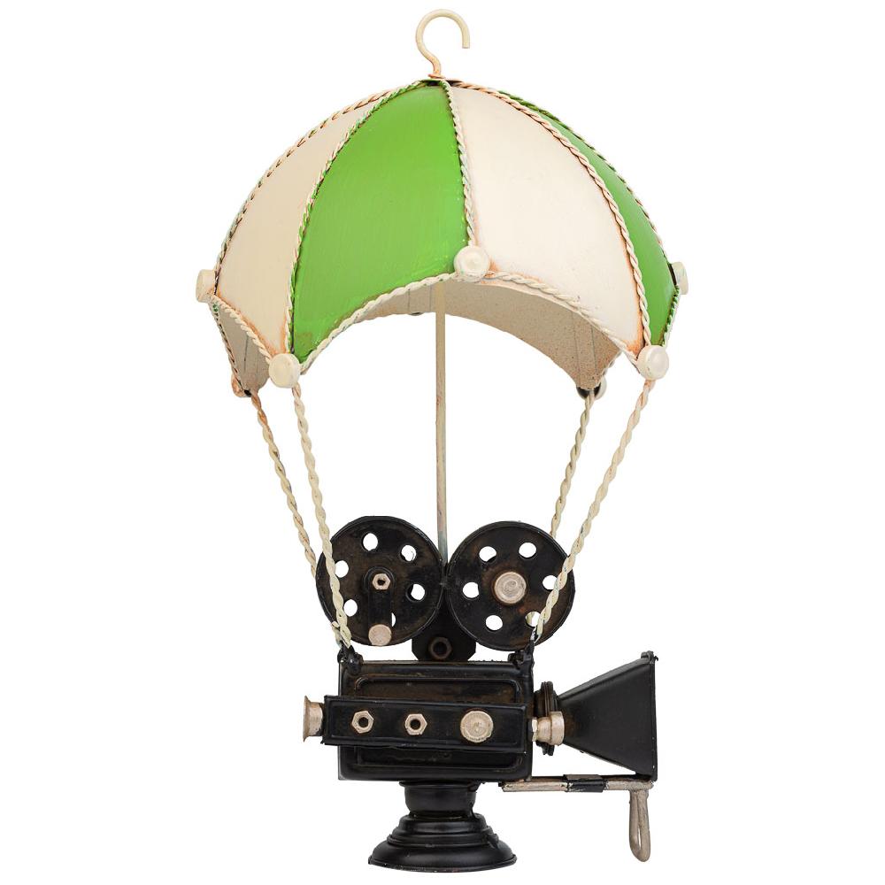 Creaciones Meng DECORACION - VEHICULOS DE DECORACION - Parapente Metal Verde