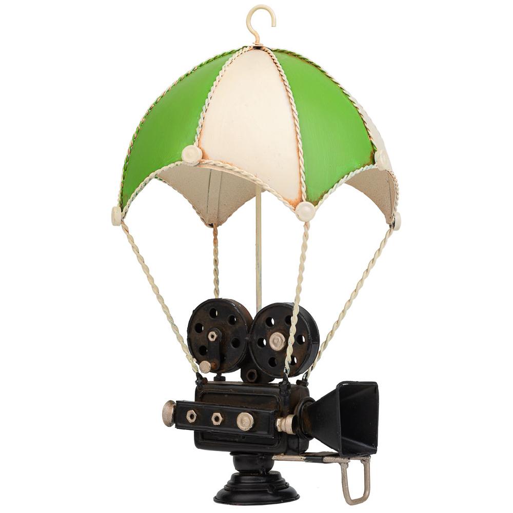 Creaciones meng DECORACION - VEHICULOS DE DECORACION - parapente metal verde