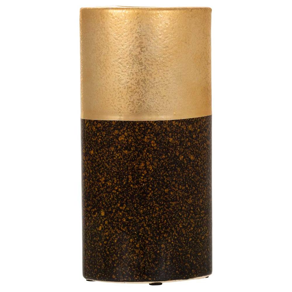 Creaciones Meng DECORACION - VELAS Y PORTAVELAS - Porta Velas De Ceramica Oro