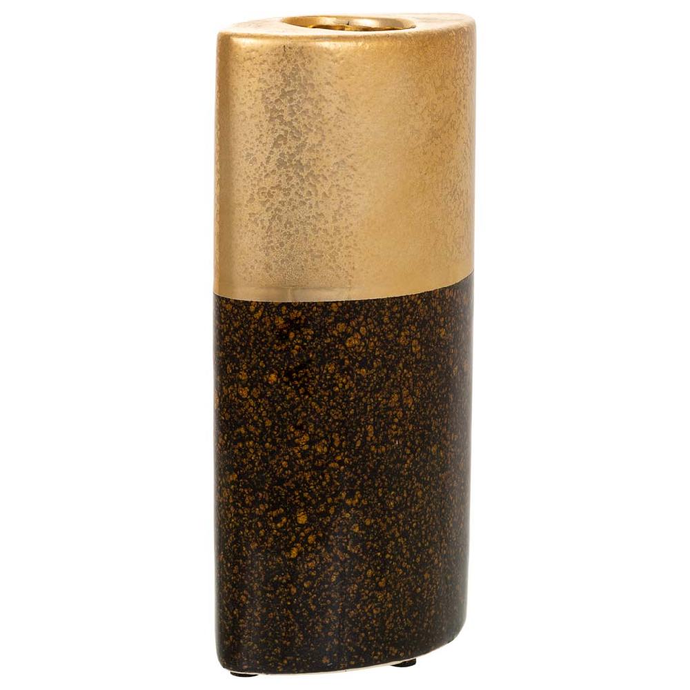 Creaciones meng DECORACION - VELAS Y PORTAVELAS - porta velas de ceramica oro