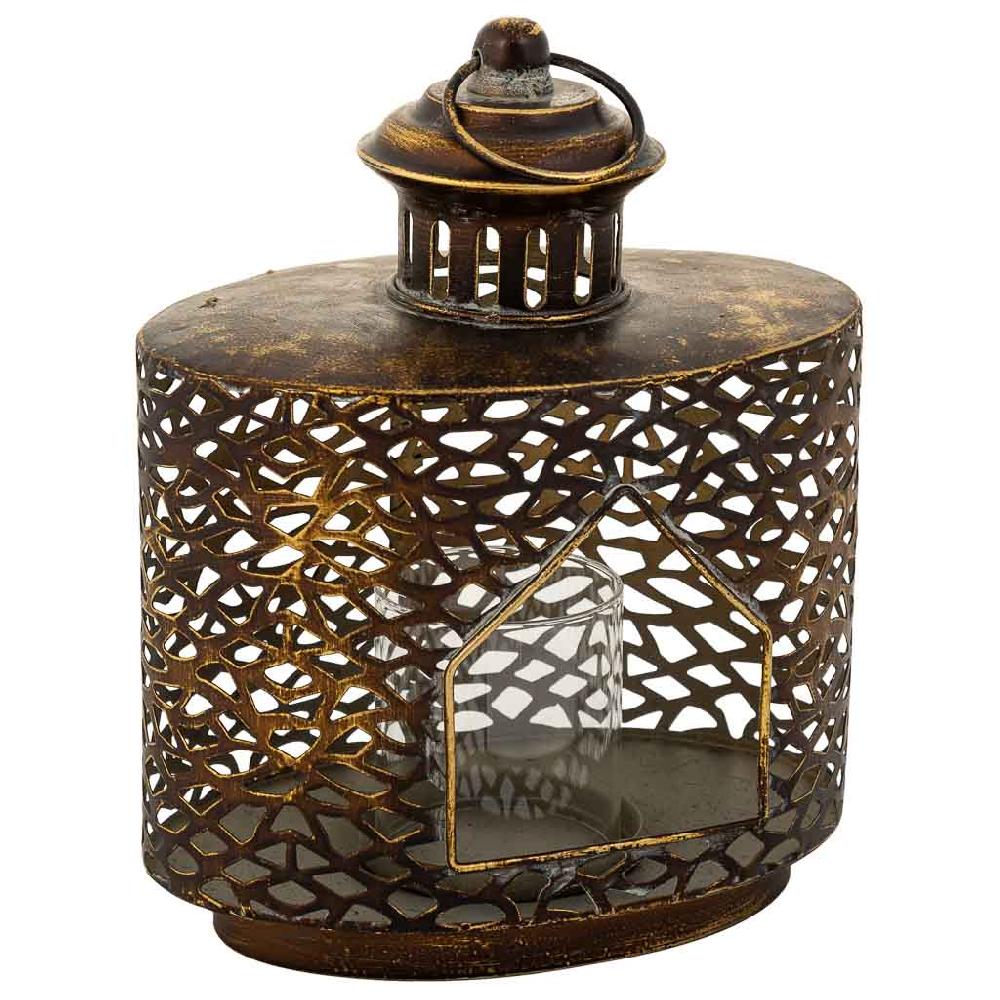 Creaciones meng DECORACION - VELAS Y PORTAVELAS - portavelas de metal marron