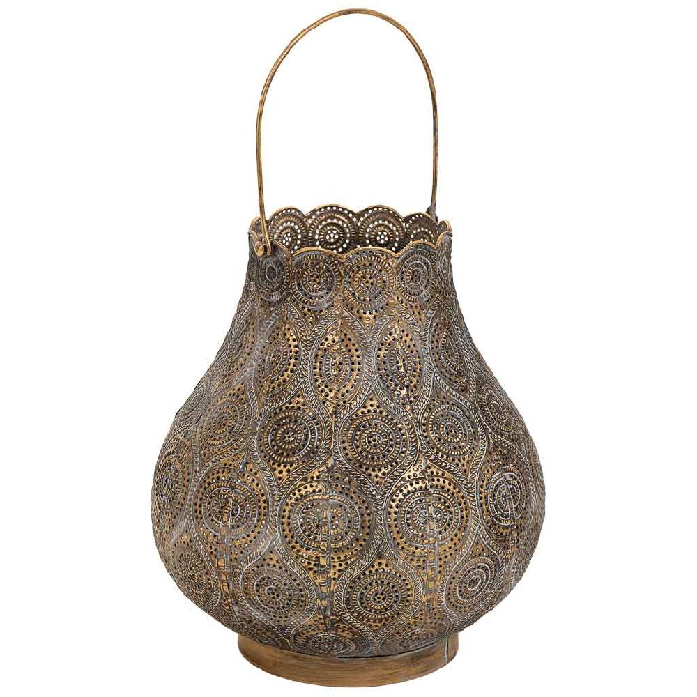 Creaciones meng DECORACION - VELAS Y PORTAVELAS - portavelas de metal marron