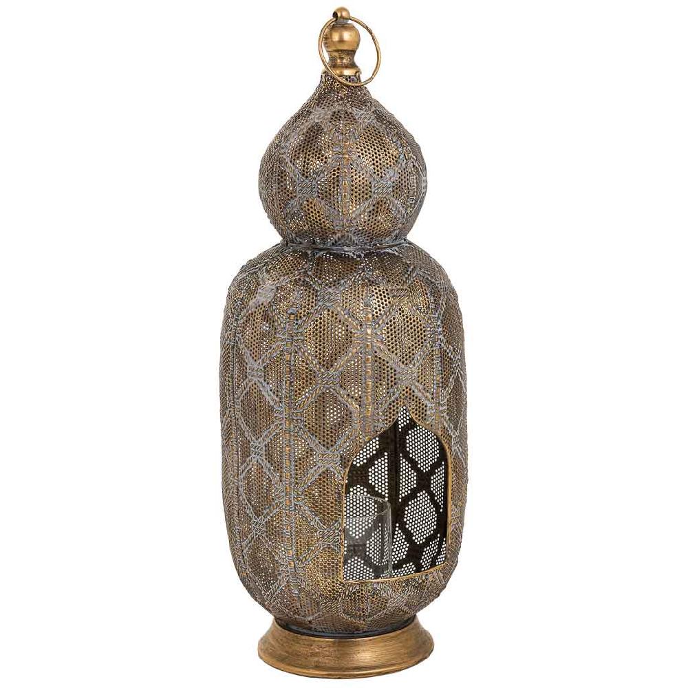 Creaciones meng DECORACION - VELAS Y PORTAVELAS - portavelas de metal marron