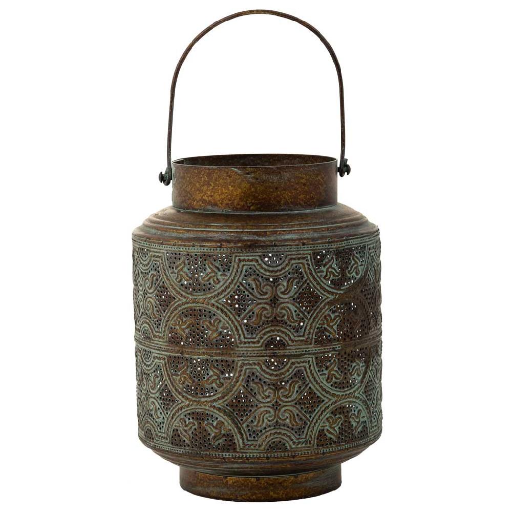 Creaciones Meng DECORACION - VELAS Y PORTAVELAS - Portavelas De Metal Marron