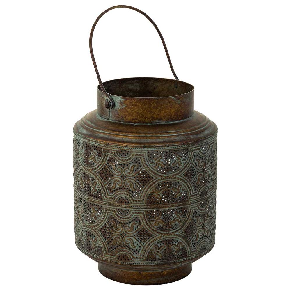 Creaciones meng DECORACION - VELAS Y PORTAVELAS - portavelas de metal marron