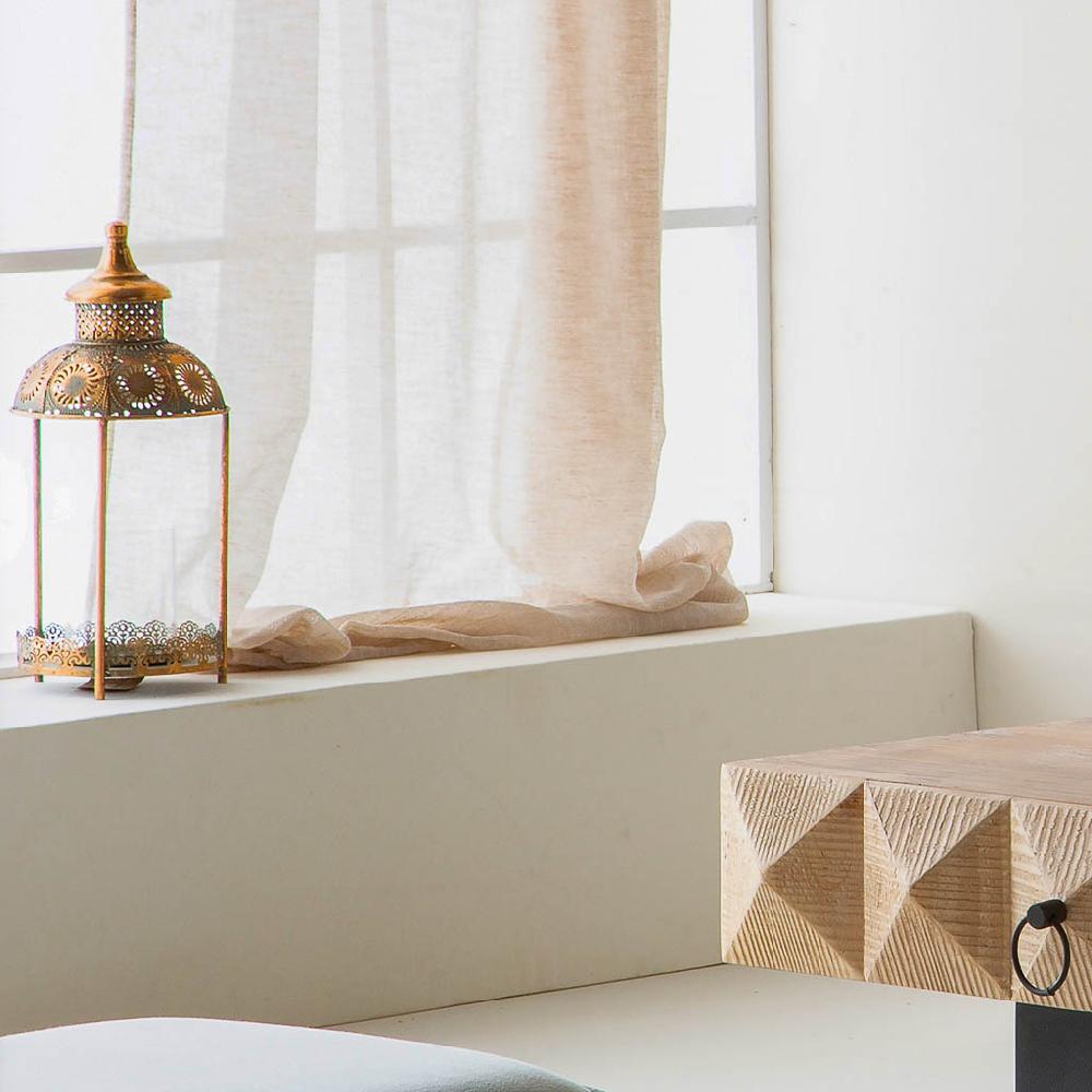 Creaciones Meng DECORACION - VELAS Y PORTAVELAS - Portavelas De Metal Dorado