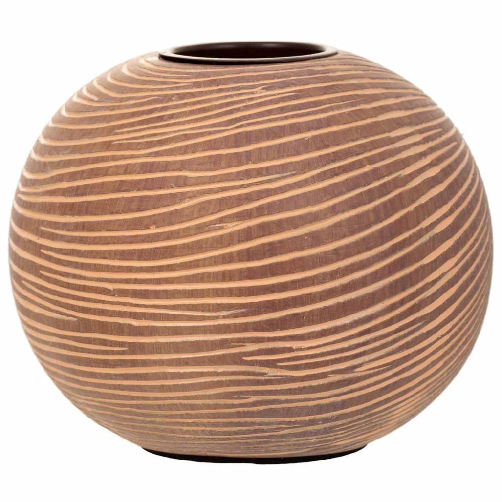 Creaciones Meng DECORACION - VELAS Y PORTAVELAS - Portavelas De Poliresina Marron