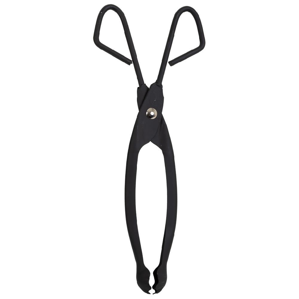 Creaciones Meng HOGAR - ACCESORIOS PARA CHIMENEA - Tenazas Para La Chimenea De Metal Negro