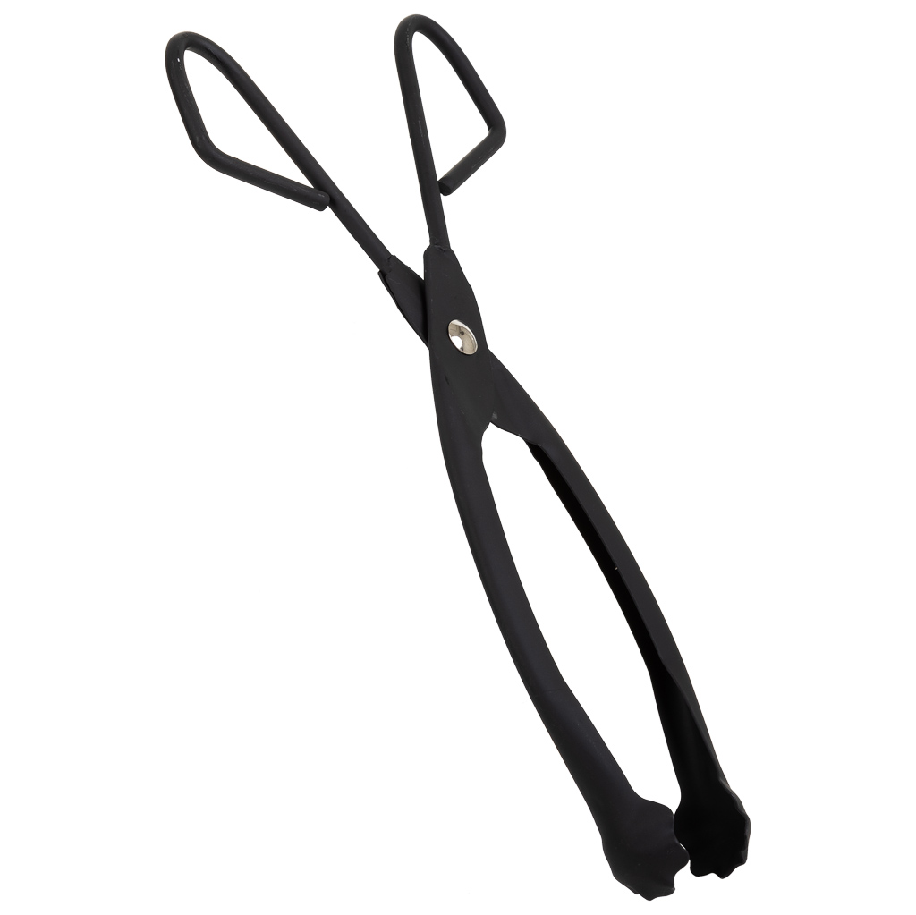 Creaciones meng HOGAR - ACCESORIOS PARA CHIMENEA - tenazas para la chimenea de metal negro