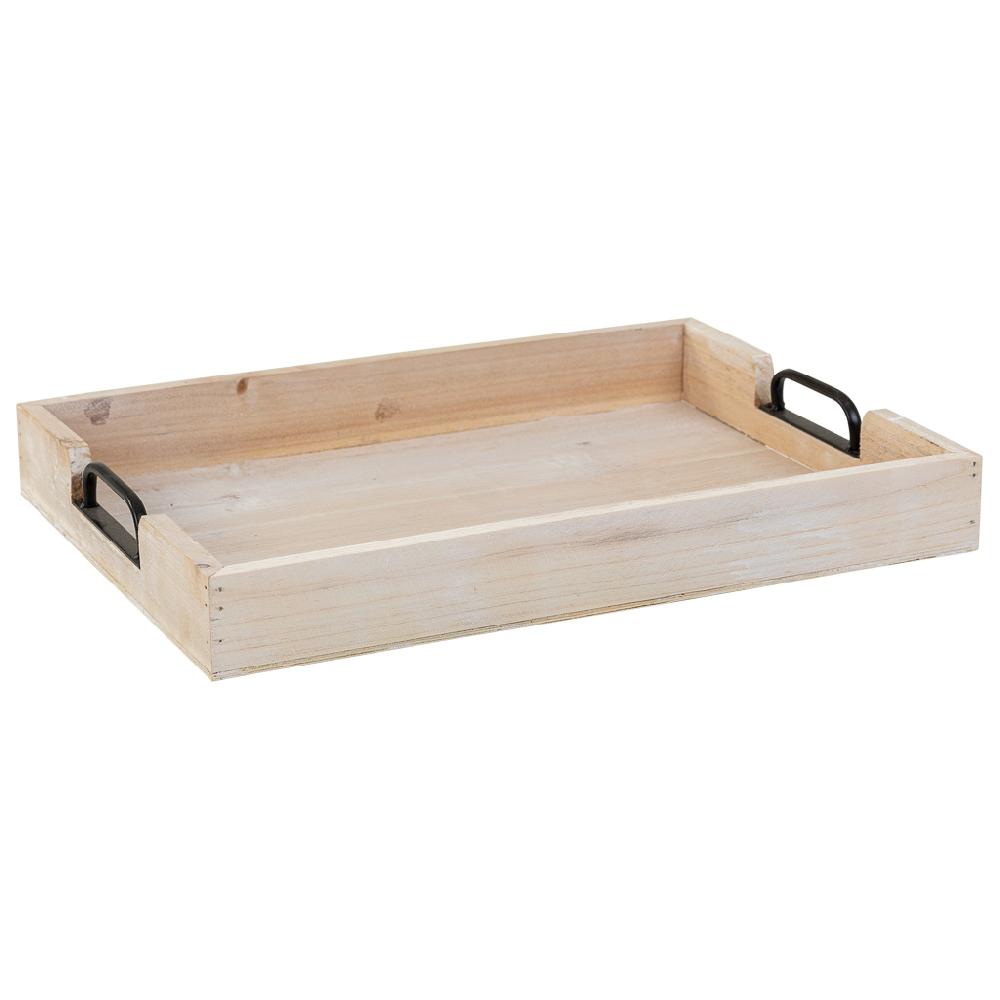 Creaciones meng HOGAR - BANDEJAS - bandeja de madera blanco