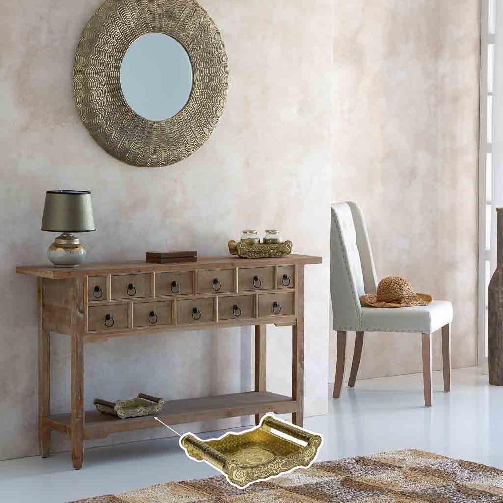 Creaciones Meng HOGAR - BANDEJAS - Bandeja De Metal Repujado